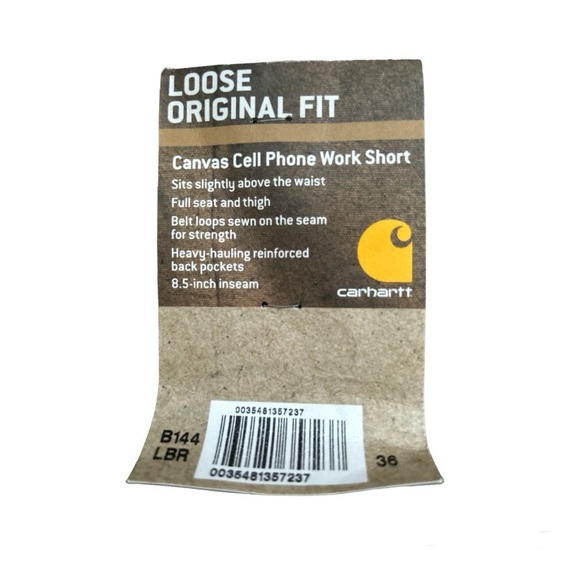 Carhatt Cell phone work shorts - Picture 4 of 5